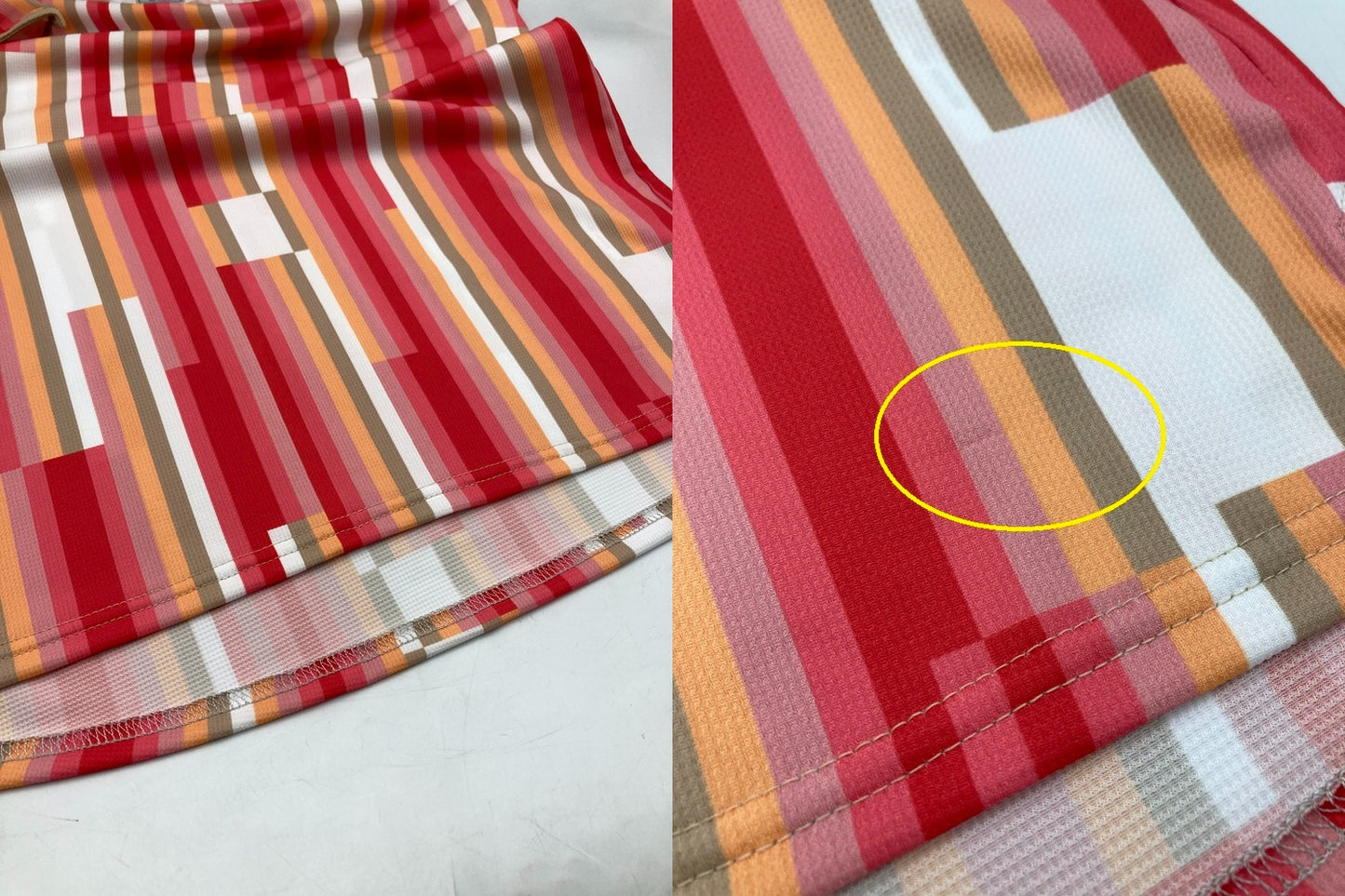 YONEX ヨネックス バドミントンウェア ゲームシャツ 上下セット クリスタルレッド レディース 中古 D4