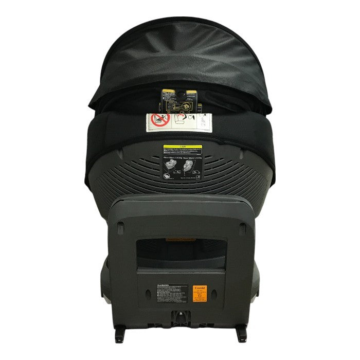 コンビ ホワイトレーベル THE S ISOFIX エッグショック チャイルドシート R129適合 360°回転 ウォッシャブル フルジェンテブラック ZC-690 中古 T1