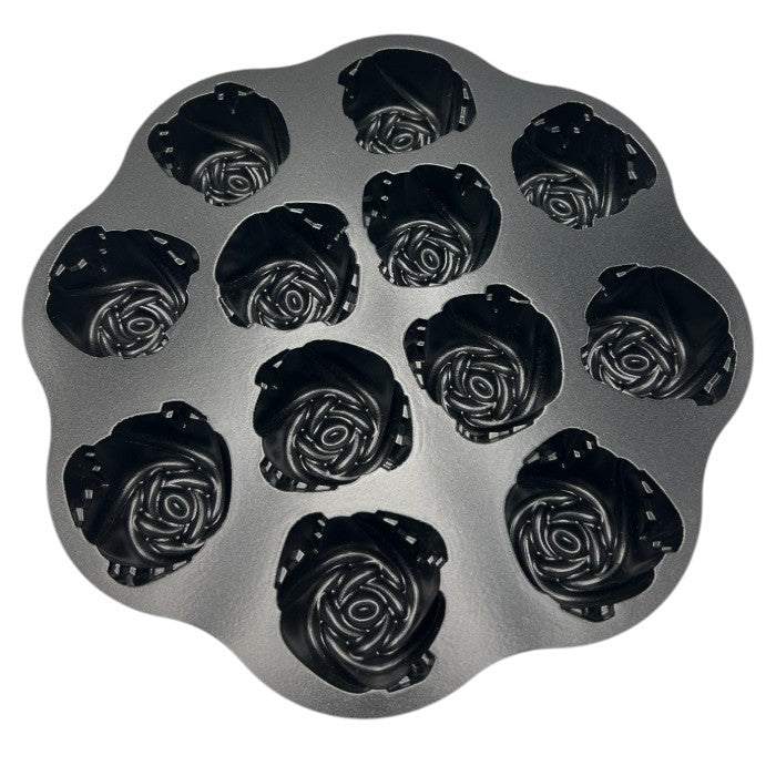 NORDIC WARE ノルディックウェア スイートローズ 型 2個セット ケーキ型 パン型 お菓子 製菓 バラ 薔薇 中古 W４