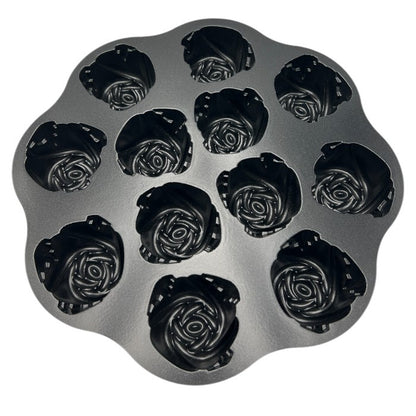 NORDIC WARE ノルディックウェア スイートローズ 型 2個セット ケーキ型 パン型 お菓子 製菓 バラ 薔薇 中古 W４