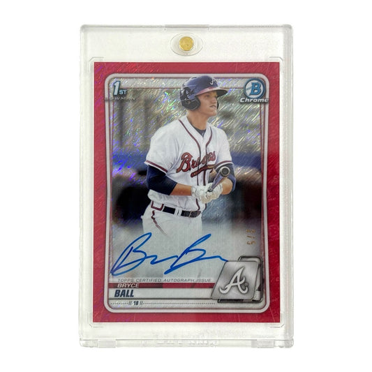 TOPPS MLBカード BOWMAN CHROME 1ST BRYCE BALL ATLANTA BRAVES 2/5 #CPA-BBA 中古 IT1