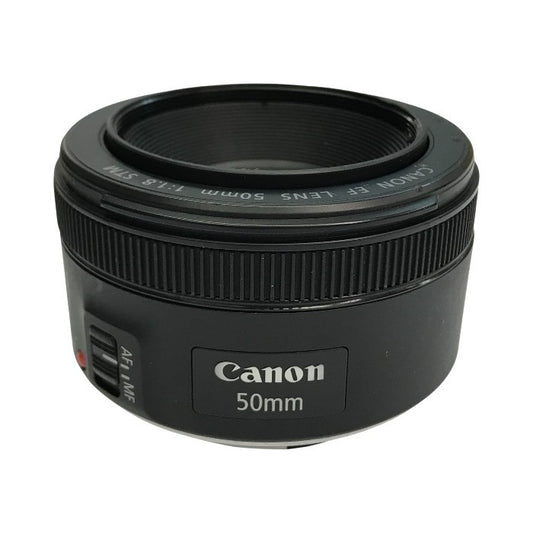 Canon EF 50mm F1.8 STM レンズ ブラック 単焦点 AF/MF 軽量 コンパクト 中古 T1