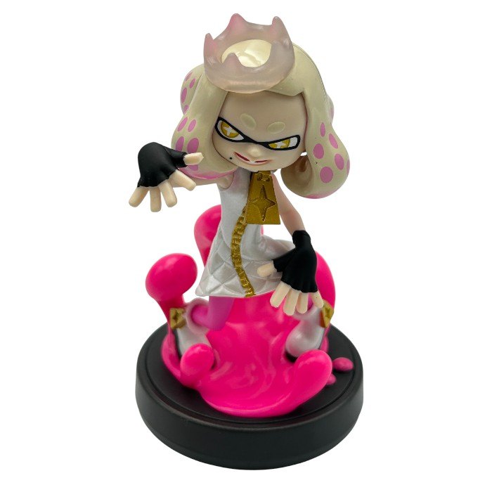 amiibo スプラトゥーン ヒメ イイダ インクリング オレンジ オクトリング ブルー 4体 セット アミーボ テンタクルズ スマブラ ゲーム ホビー 中古 W４