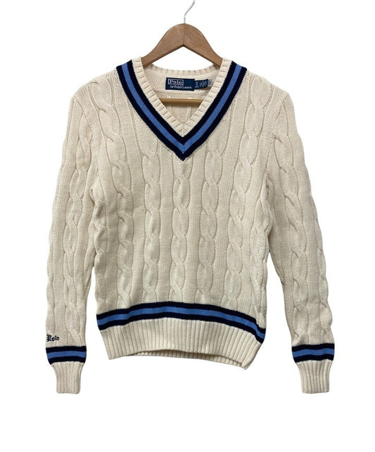 Polo by RALPH LAUREN ポロバイラルフローレン アイコニック クリケット セーター サイズXS メンズ 中古 D4