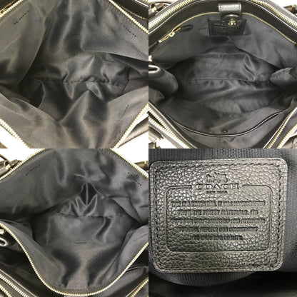 COACH コーチ ハンドバッグ レディース レザー 2way 斜め掛け ショルダー ターンロック ブラック 33731 中古 T1