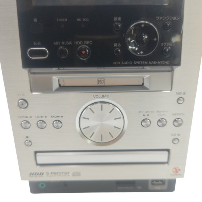 SONY ソニー HDD 80GB NETJUKE ハードディスクコンポ NAS-M70HD 中古 H4