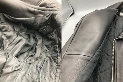 LE CIEL BLEU ルシェルブルー ラムレザー ダブルライダース ジャケット 19S64002-1 サイズ36 レディース 中古 D4