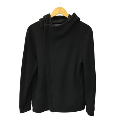 EMPORIO ARMAN エンポリオアルマーニ ブルゾン メンズ フルジップ ジャケット フード ウール ブラック XSサイズ 6K1B6P 1JT5Z 中古 T1