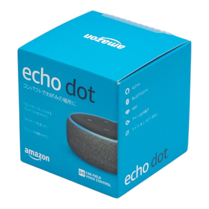 未開封品 Amazon Echo Dot (エコードット)第3世代 - スマートスピーカー with Alexa チャコール 中古 a1