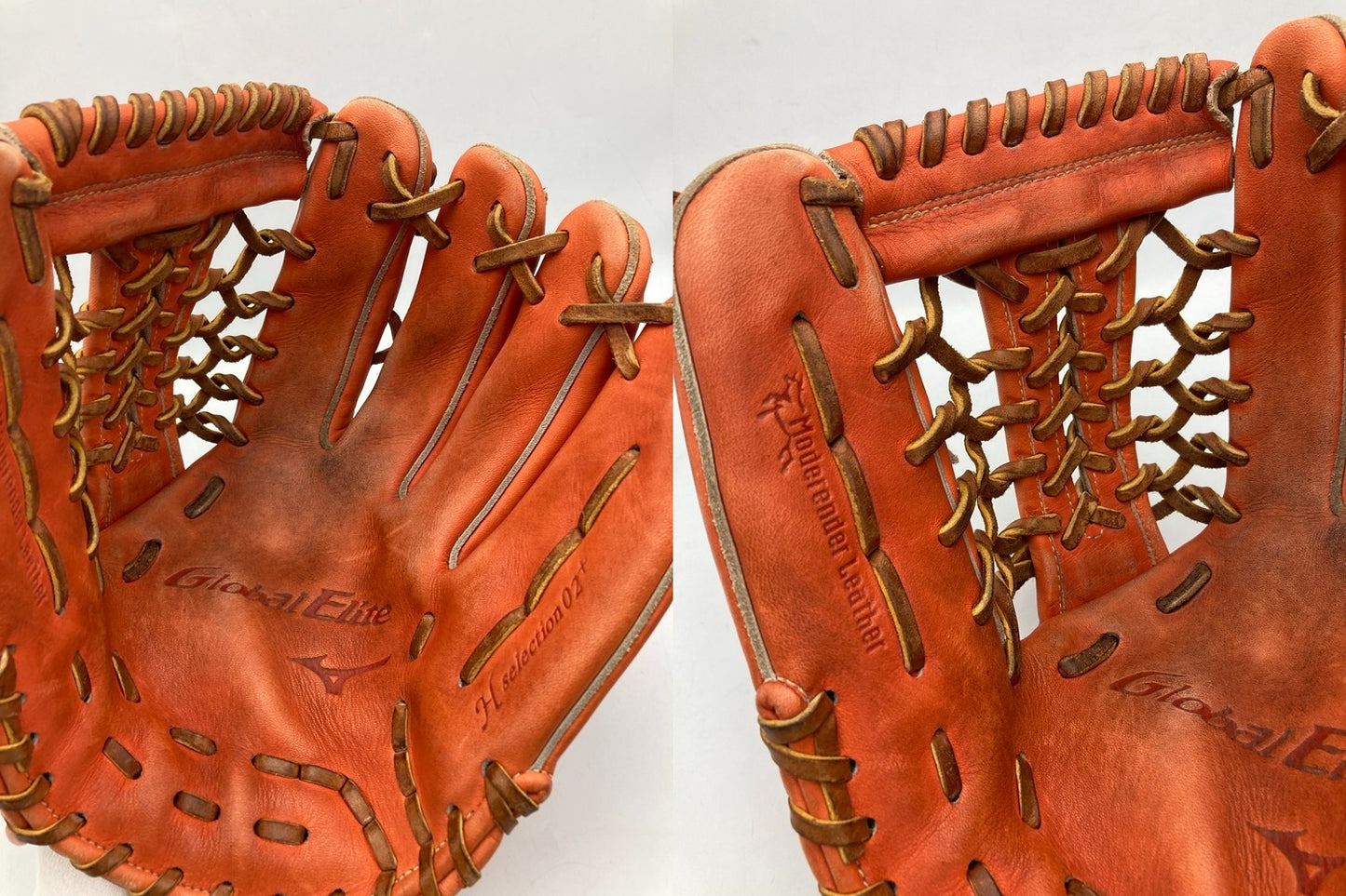【訳アリ】ミズノ Global Elite (グローバルエリート）H selection02+シリーズ  右投 グローブ 外野手 PT1219 H22407 中古 D4