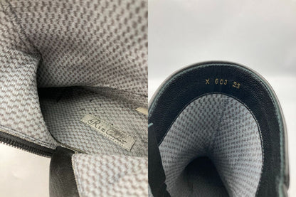 RiZComfort リズコンフォート サイドジップ レザー ショートブーツ 0603 サイズ23.0cm 中古 D4