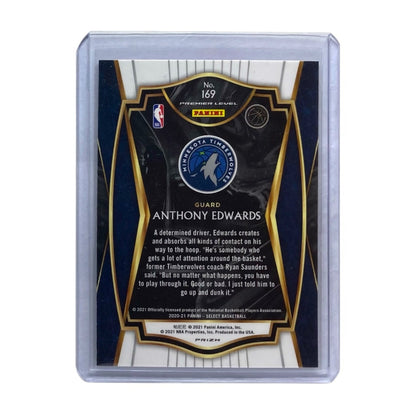 PANINI NBAカード SELECT PRIZM ANTHONY EDWARDS MINNESOTA TIMBERWOLVES #169 中古 IT2