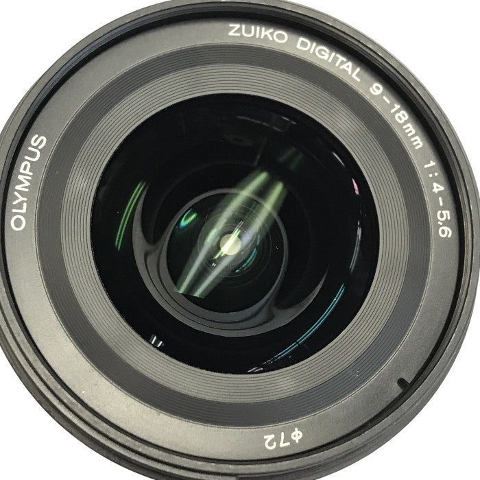 OLYMPUS ZUIKO DIGITAL ED 9-18mm F4.0-5.6 ズームレンズ 超広角 フォーサーズマウント 小型 軽量 中古 T1