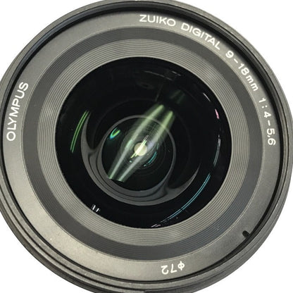 OLYMPUS ZUIKO DIGITAL ED 9-18mm F4.0-5.6 ズームレンズ 超広角 フォーサーズマウント 小型 軽量 中古 T1