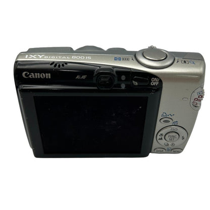 ジャンク品 CANON キヤノン IXY DIGITAL 800 IS デジタルカメラ PC1176 イクシー カメラ シルバー デジカメ 中古 W４