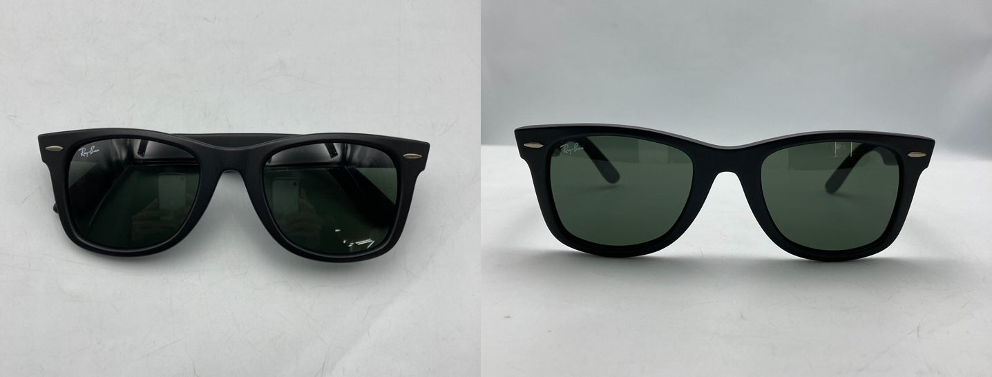 RayBan WAYFARER レイバン ウェイファーラー フルフィットモデル サングラス RB2140-F 901-S サイズ52 中古 D4