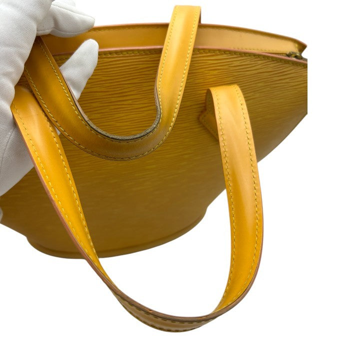 LOUIS VUITTON ルイヴィトン サンジャック ショルダーバッグ エピ タッシリイエロー M52279 トートバッグ 鞄 ブランド レディース 中古 W４