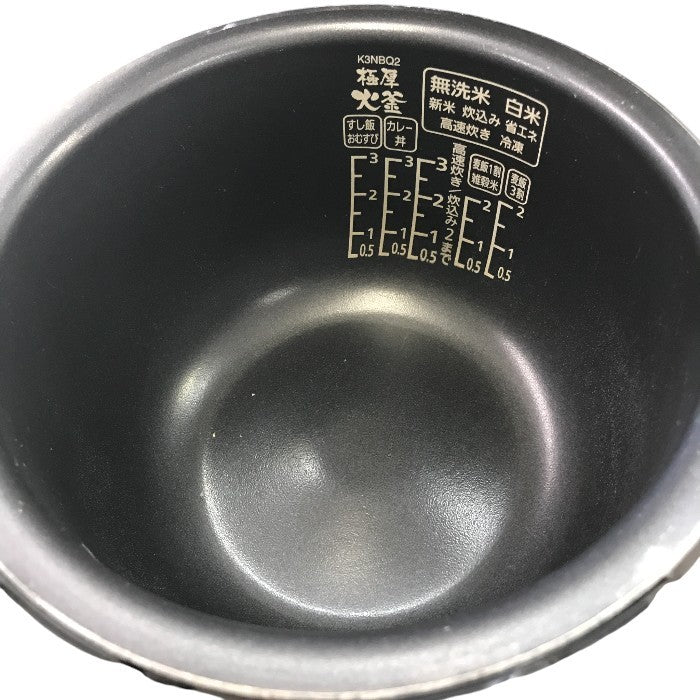 アイリスオーヤマ 圧力IHジャー炊飯器 3合 RC-PD30-B ブラック 中古 Y1