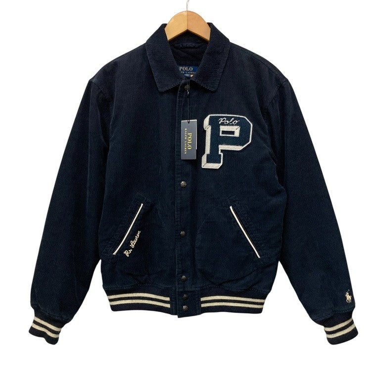 Polo Ralph Lauren ポロラルフローレン コーデュロイ レタージャケット サイズS メンズ 中古 D4