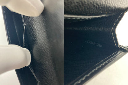 LOUIS VUITTON ルイヴィトン エピ ポルトエン3 カルトクレディ ノワール M63532 長財布 中古 D4