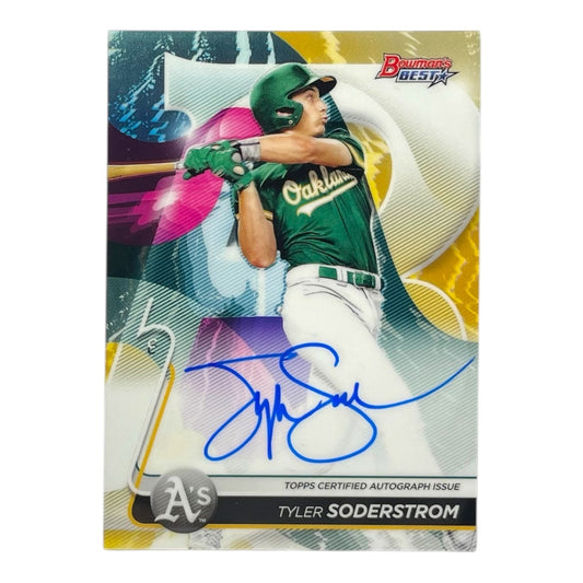 TOPPS MLBカード BOWMAN'S BEST TYLER SODERSTROM OAKLAND ATHLETICS #B20-TSO 中古 IT2