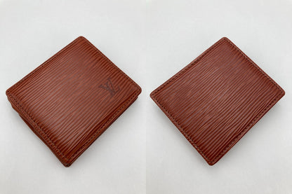 LOUIS VUITTON ルイヴィトン エピ ポルトモネ ボワット コインケース M63693 ケニアブラウン 中古 D4