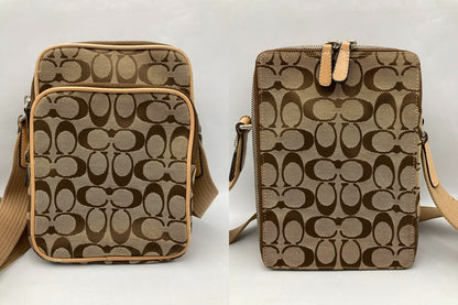 COACH コーチ シグネチャー クロスボディ ショルダーバッグ 4270 中古 D4