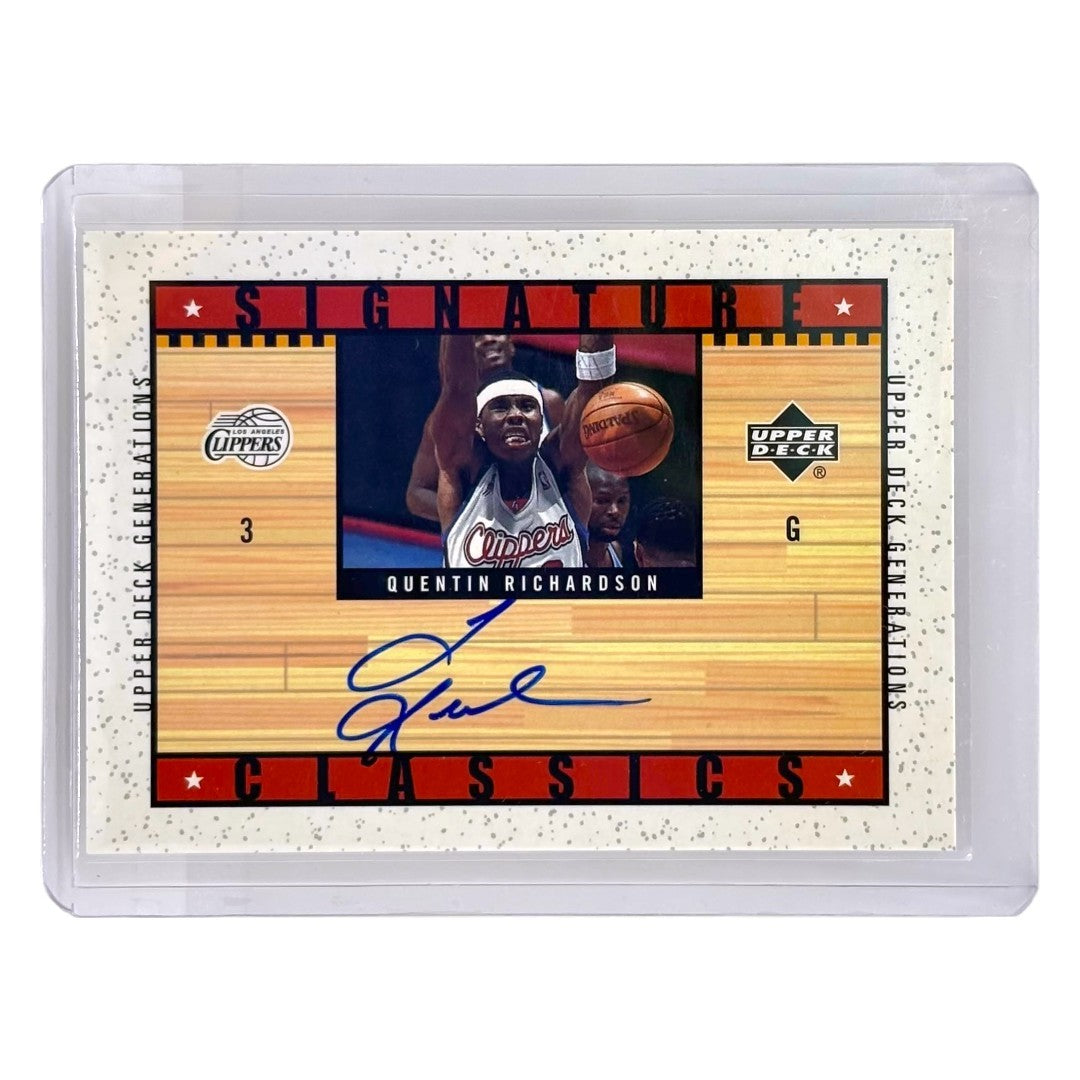 UPPER DECK NBAカード GENERATIONS QUENTIN RICHARDSON LOS ANGELES CLIPPERS #QR-S 中古 IT1