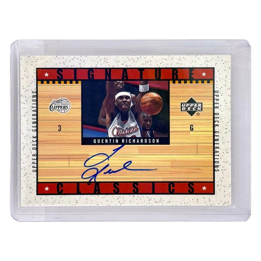 UPPER DECK NBAカード GENERATIONS QUENTIN RICHARDSON LOS ANGELES CLIPPERS #QR-S 中古 IT1