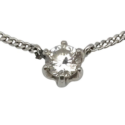 Pt900/850/ダイヤ0.435ct ネックレス レディース 喜平チェーン プラチナ 40cm 中古 T1