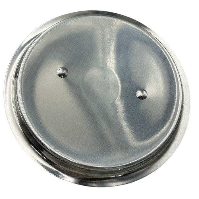 LE CREUSET ル・クルーゼ 2.8L 18cm 片手鍋 蓋付 ステンレス ソースパン キッチンツール 調理器具 料理 IH 直火 中古 W４