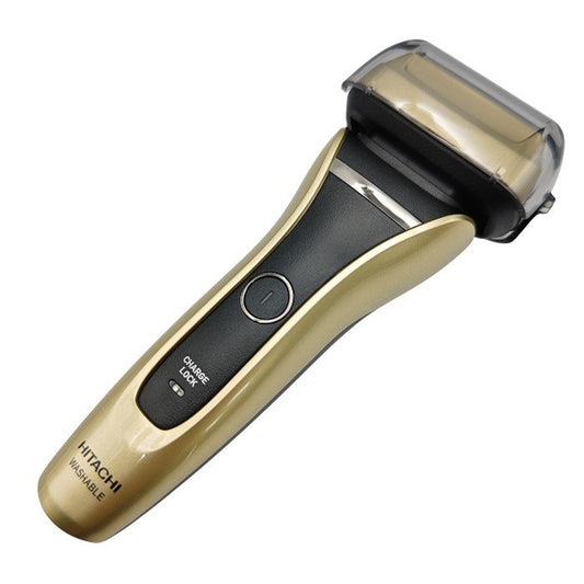 【未使用品】 HITACHI 日立 S-blade エスブレード 4枚刃 シェーバー RM-FJ22 (N ゴールド) 中古 H4
