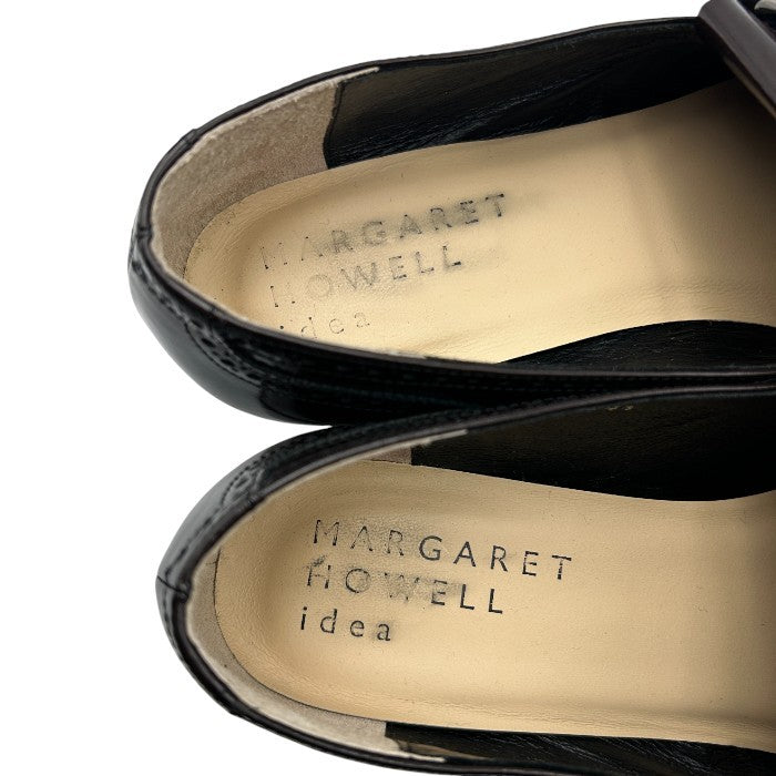 MARGARET HOWELL idea マーガレットハウエル アイデア タッセル ローファー 24 1/2 靴 シューズ レディース エナメル レザー 中古 W４