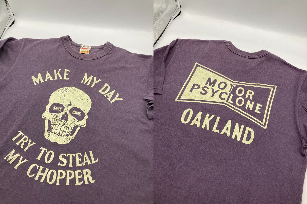 FREEWHEELERS フリーホイーラーズ MAKE MY DAY モーターサイクロン Tシャツ サイズM メンズ 中古 D4