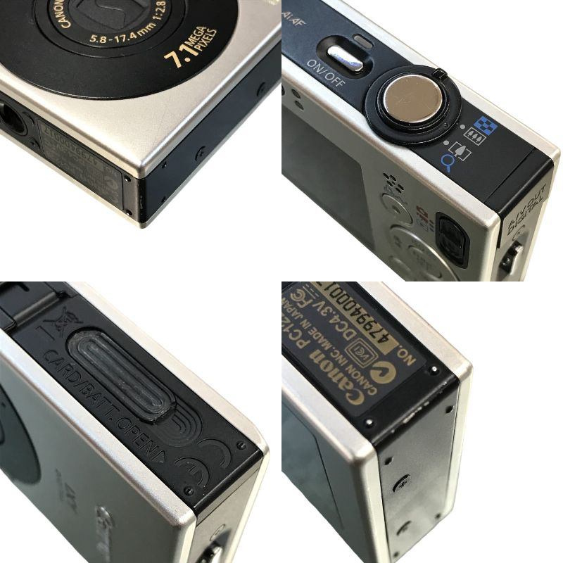 Canon キヤノン IXY DIGITAL 10 コンパクトデジタルカメラ ブラック/シルバー キャノン 光学3倍ズーム SDカード PC1228 中古 T1