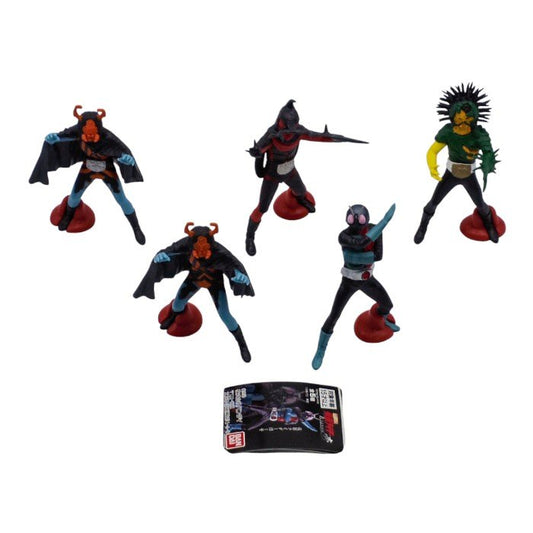 BANDAI HG 仮面ライダー classic 壱 全5種セット 中古 a1