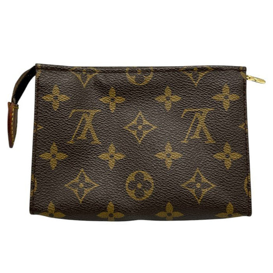 LOUIS VUITTON ルイヴィトン ポッシュ トワレ15 モノグラム M47546 ブランド アクセサリーポーチ 小さめ ミニ 中古 Ｗ４
