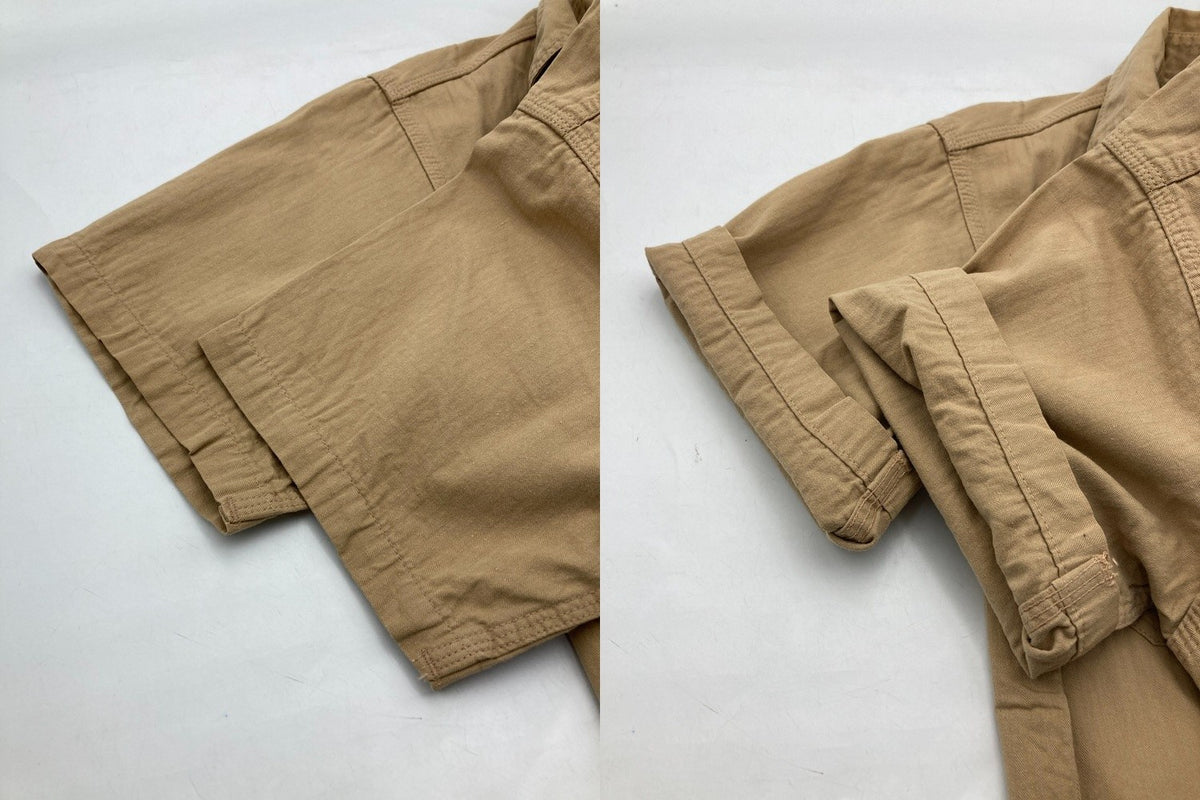 THE REAL McCOY’S ザリアルマッコイズ JOE McCOY 8HOUR UNION ワッペン ワークシャツ サイズ14 メンズ 中古 D4