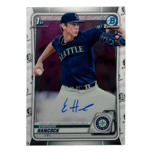 TOPPS MLBカード BOWMAN CHROME 1ST EMERSON HANCOCK SEATTLE MARINERS #CDA-EHA 中古 IT2