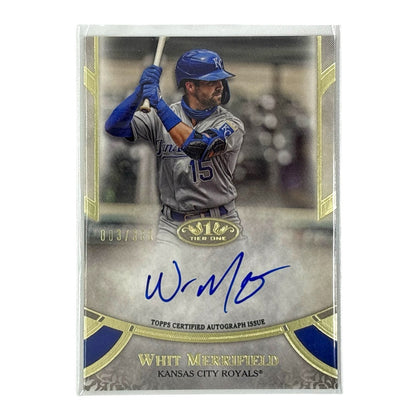 TOPPS MLBカード TIER ONE WHIT MERRIFIELD KANSAS CITY ROYALS /300 #PPA-WME 中古 IT1