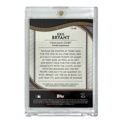 TOPPS MLBカード TIER ONE KRIS BRYANT CHICAGO CUBS /10 #T1A-KB 中古 IT1