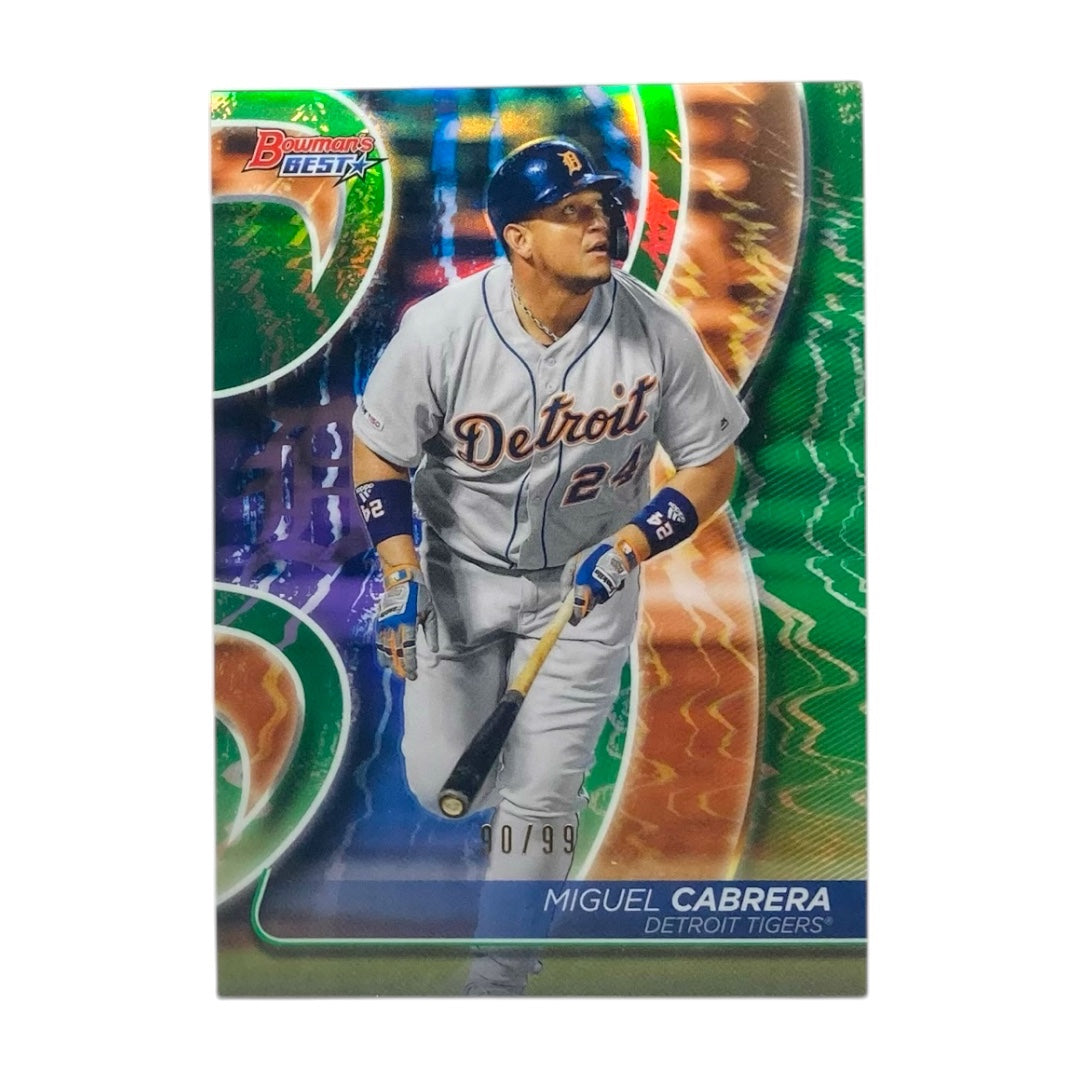 TOPPS MLBカード BOWMAN'S BEST MIGUEL CABRERA DETROIT TIGERS /99 #67 中古 IT2