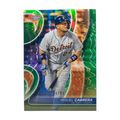 TOPPS MLBカード BOWMAN'S BEST MIGUEL CABRERA DETROIT TIGERS /99 #67 中古 IT2