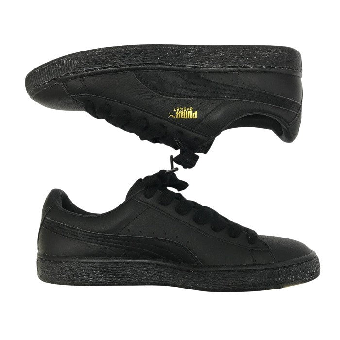 PUMA プーマ バスケットクラシック スニーカー メンズ ローカット Basket Classic シンプル ブラック 26.0cm 354367 19 中古 T1