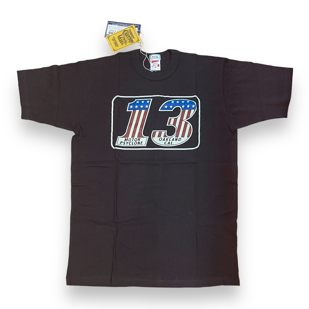 未使用品 FREEWHEELERS フリーホイーラーズ MOTOR PSYCLONE GARAGE SERIES #13 プリントTシャツ メンズ M 2325006 中古 IT1