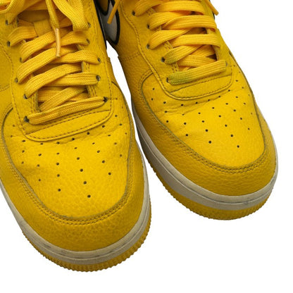 NIKE ナイキ エアフォース スニーカー AO24399-700 28cm 靴 シューズ メンズ イエロー ネイビー 中古 W４