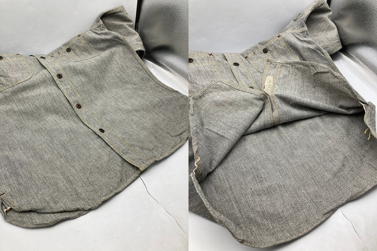 FREEWHEELERS フリーホイーラーズ Neal シャンブレー ワークシャツ サイズ15 メンズ 中古 D4