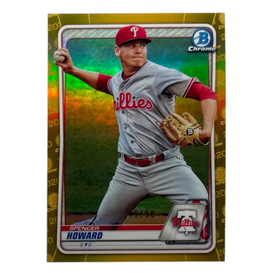 TOPPS MLBカード BOWMAN CHROME SPENCER HOWARD PHILADELPHIA PHILLIES /50 #BCP-55 中古 IT2