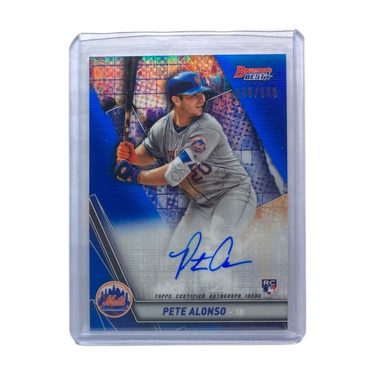TOPPS MLBカード BOWMAN'S BEST PETE ALONSO NEW YORK METS /150 #B19-PA 中古 IT2