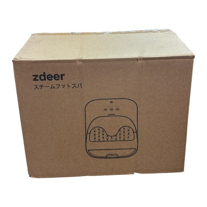 zdeer スチームフットスパ ZD-Z9 家電 温活 寒さ対策 足湯 お湯使わない 中古 W４